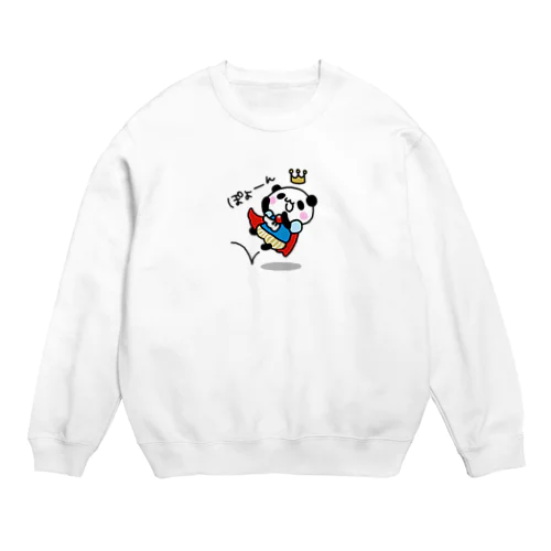 ぱんだ王子*ぽよーん Crew Neck Sweatshirt