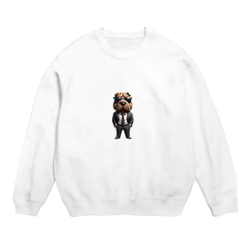 シャーペイ兄貴 Crew Neck Sweatshirt