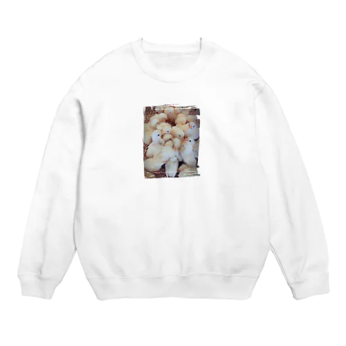 ひよこまみれ(ﾟ∈ﾟ　) Crew Neck Sweatshirt