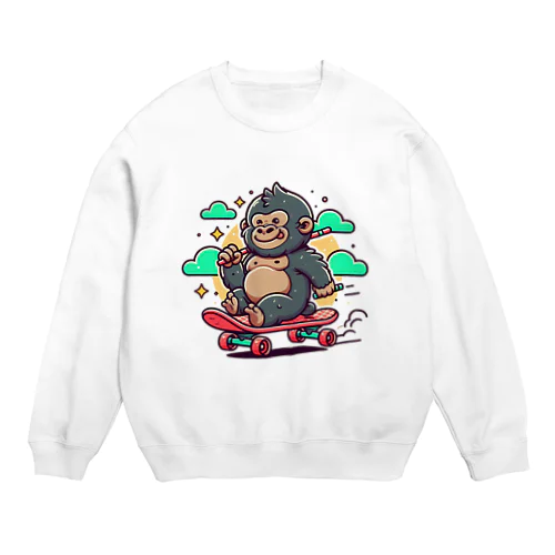 ゴリくんスケーター Crew Neck Sweatshirt