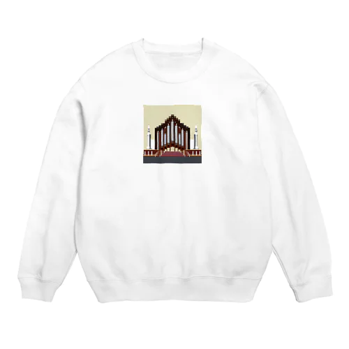 ドット絵風パイプオルガン Crew Neck Sweatshirt