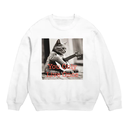 ぬこ先生 Crew Neck Sweatshirt