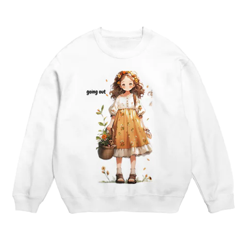 going out girl Crew Neck Sweatshirt