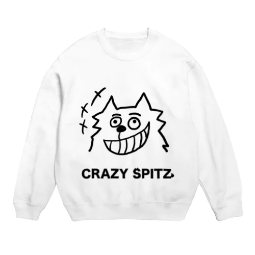 CRAZY SPITZ「HA HA HA」 Crew Neck Sweatshirt