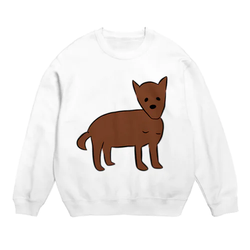 琉球犬 ヒロ Crew Neck Sweatshirt