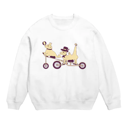 レトロなエジプトサイクリング・スウェット Crew Neck Sweatshirt