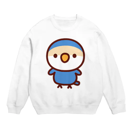 コザクラインコ（バイオレットチェリー） Crew Neck Sweatshirt