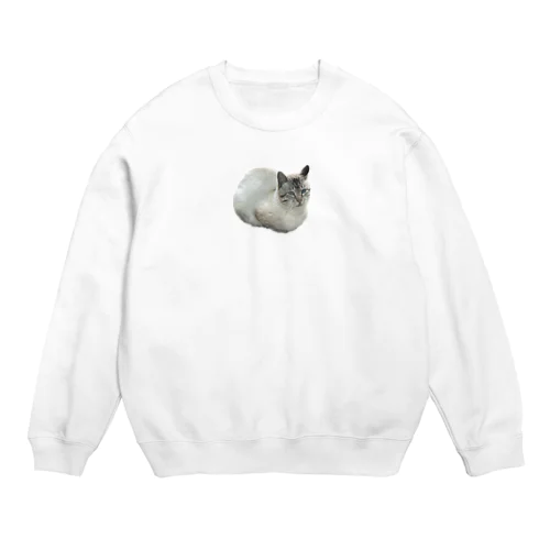 ワイの婆ちゃん家のネッコ Crew Neck Sweatshirt