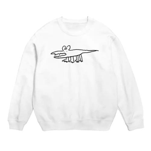 わにぴょん Crew Neck Sweatshirt