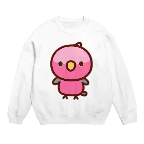 モモイロインコ Crew Neck Sweatshirt