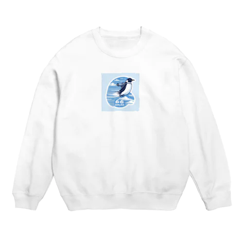 Flying_penguin Crew Neck Sweatshirt