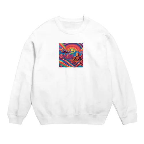 Psychedelic history mix 3 Crew Neck Sweatshirt