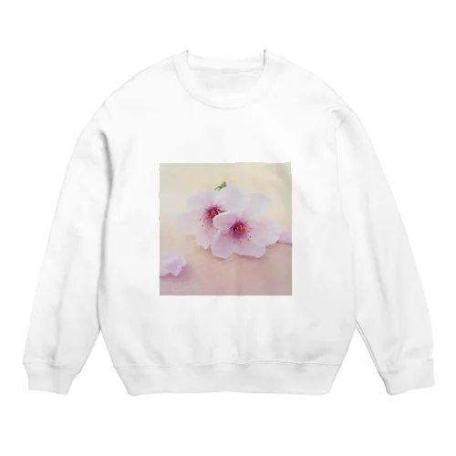 桜(ピンク) Crew Neck Sweatshirt