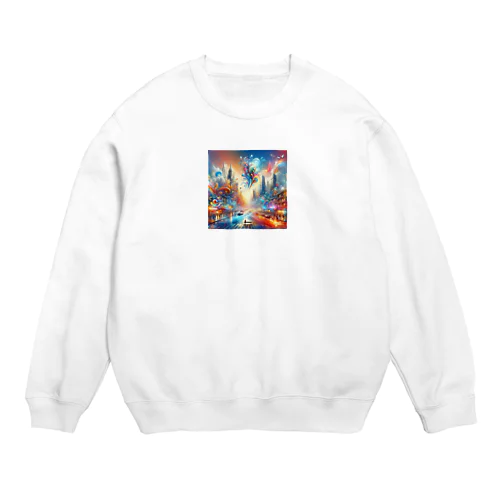 ビビッド・ヴァレンシア Crew Neck Sweatshirt