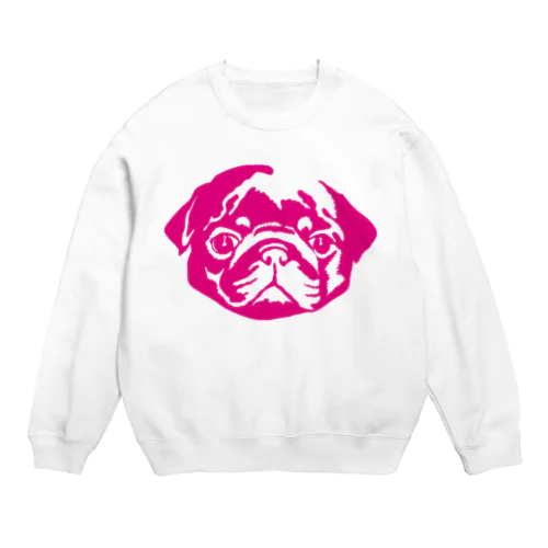 francesca pink Crew Neck Sweatshirt