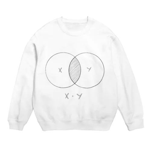 ベン図  Crew Neck Sweatshirt