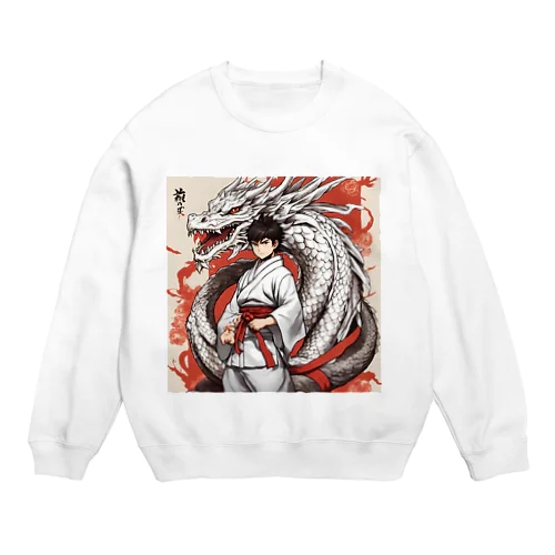 龍の精鋭、武道の達人 Crew Neck Sweatshirt