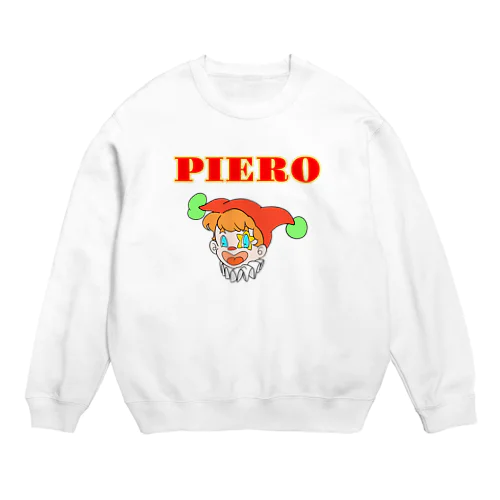 【シンプルフェイス】ピエロ Crew Neck Sweatshirt