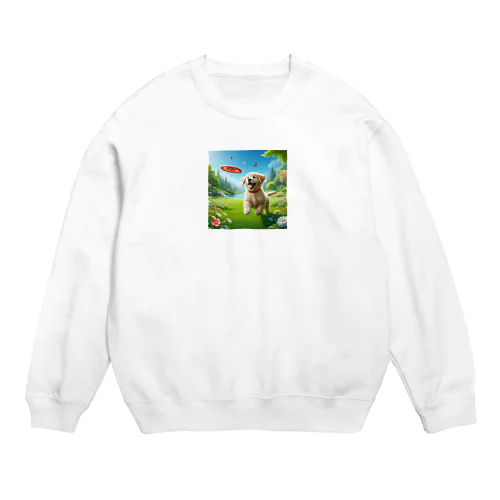 ほっこりシャイニー柴犬の子犬グッズセット Crew Neck Sweatshirt