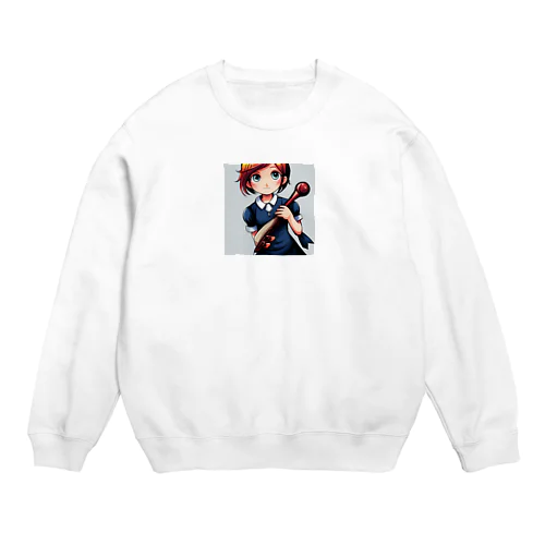 オケ部入団希望の リンちゃん Crew Neck Sweatshirt