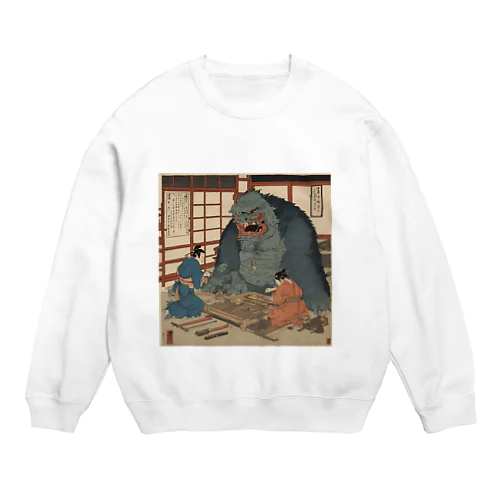 怪物大工親方 Crew Neck Sweatshirt