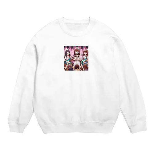 AI美女バンド Crew Neck Sweatshirt