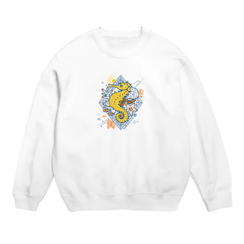 タツノオトシゴ Crew Neck Sweatshirt