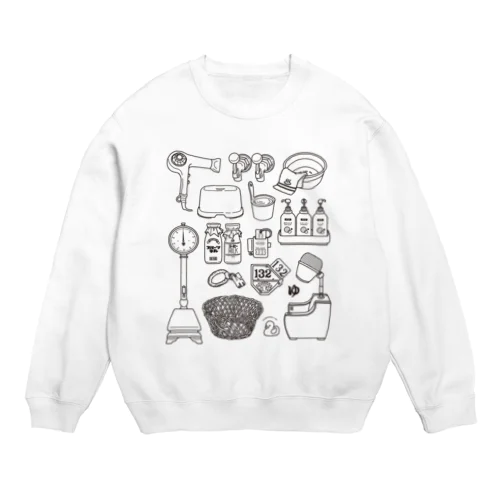 銭湯・温泉を愛する人のための！ Crew Neck Sweatshirt