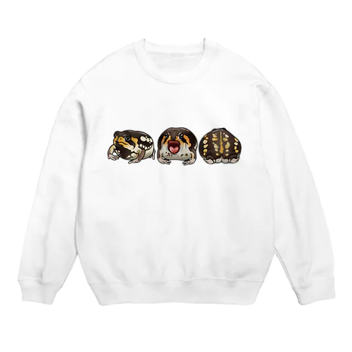 アメフクラガエル Crew Neck Sweatshirt