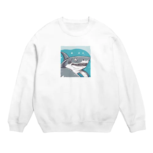 陽気な海の仲間 - サニー・シャークスミルス Crew Neck Sweatshirt