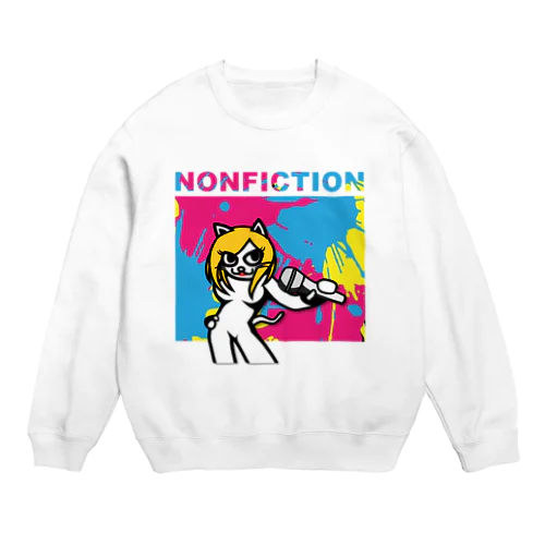 NONFICTIONの『シンガーのん』 Crew Neck Sweatshirt