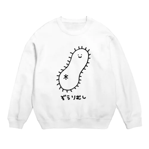 ぞうりむし Crew Neck Sweatshirt