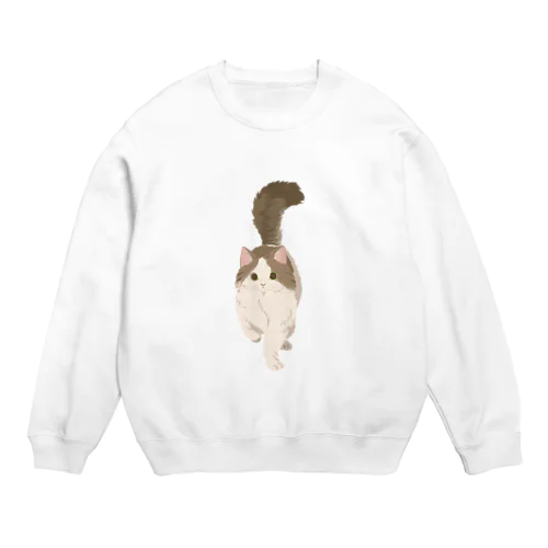 小走りジャン Crew Neck Sweatshirt