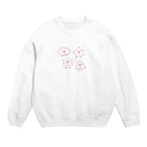 あなたを見つめてる子たち Crew Neck Sweatshirt