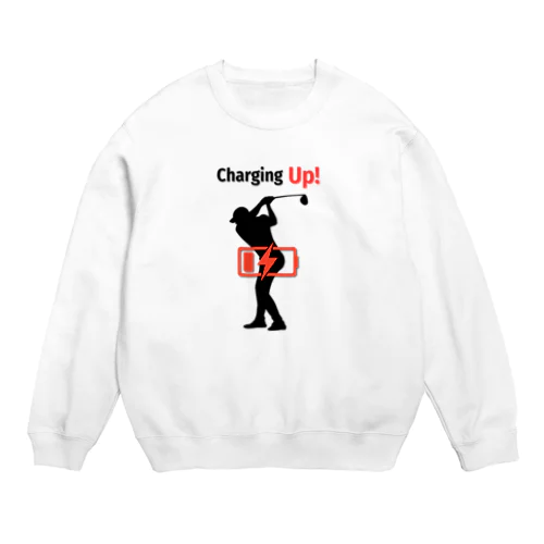 Charging Up　ゴルフ Crew Neck Sweatshirt