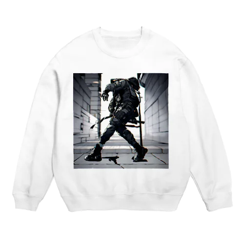 【戦闘員少女】Let’s Dance Crew Neck Sweatshirt