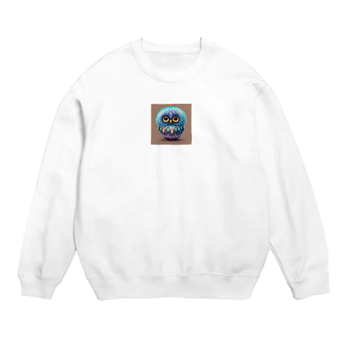 フクロウの精霊 Crew Neck Sweatshirt