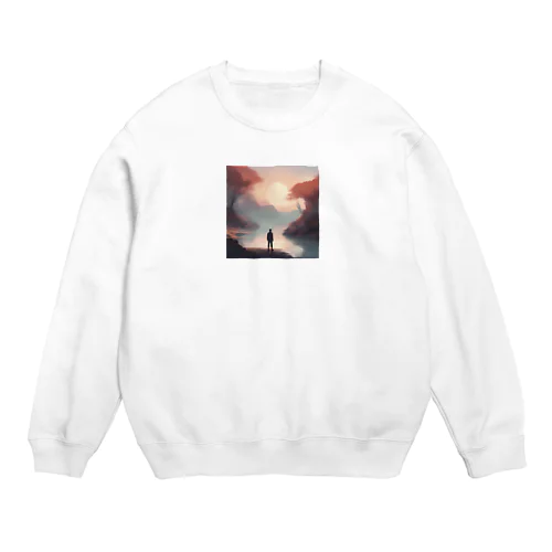 たたずむ人 Crew Neck Sweatshirt