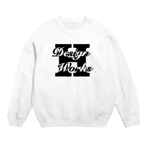 H DESIGNWORKS ロゴグッズ Crew Neck Sweatshirt