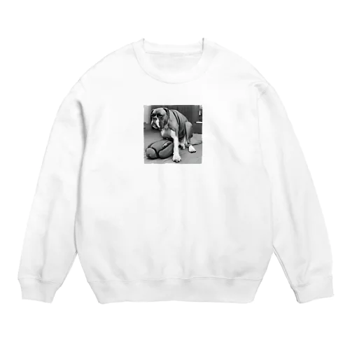 哀愁犬 Crew Neck Sweatshirt