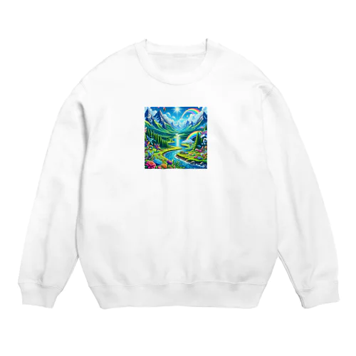 ファンタジーな世界 Crew Neck Sweatshirt