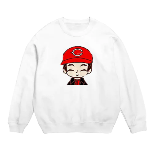 瀧さん似顔絵アイテム Crew Neck Sweatshirt