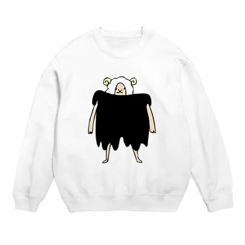 ひつじまんプレーン Crew Neck Sweatshirt