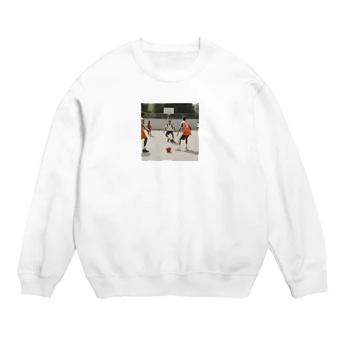 サッカーバスケ Crew Neck Sweatshirt