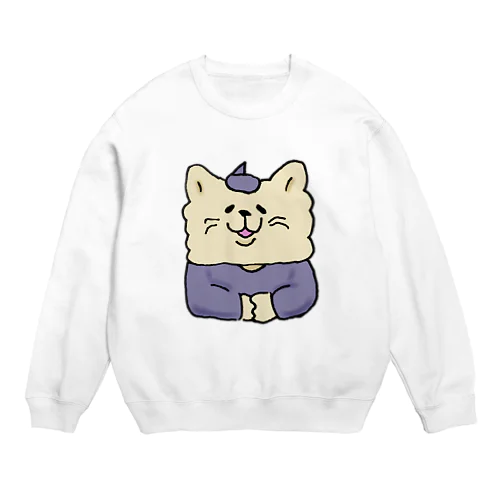 カウンセラーネコ Crew Neck Sweatshirt