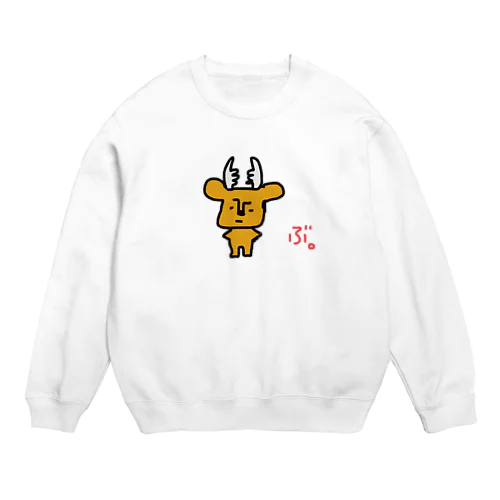 拗らせ鹿BUSHIKA(第1話) Crew Neck Sweatshirt