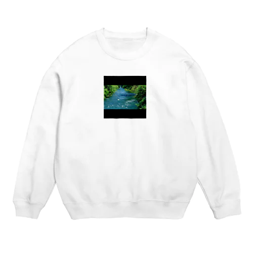 せせらぎ川原 Crew Neck Sweatshirt