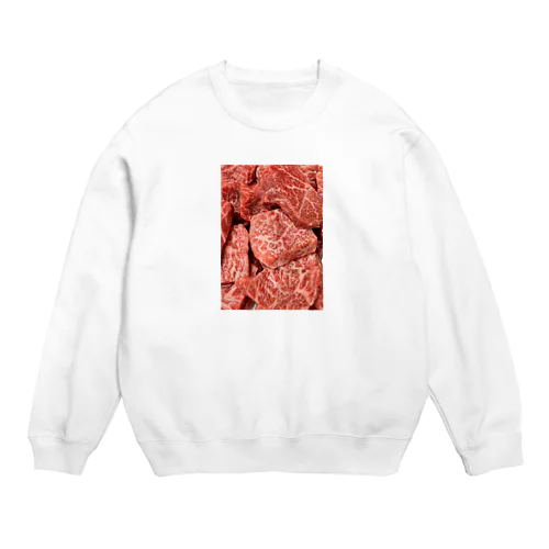 お肉　A5ランク Crew Neck Sweatshirt