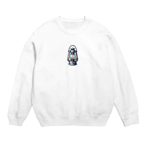 ドット絵のオイルランタン Crew Neck Sweatshirt