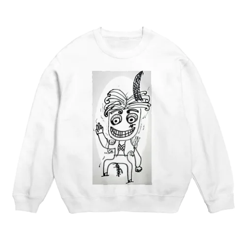 枕子草文 Crew Neck Sweatshirt